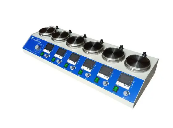 HJ-6A 6-Position Heating Magnetic Stirrer 2